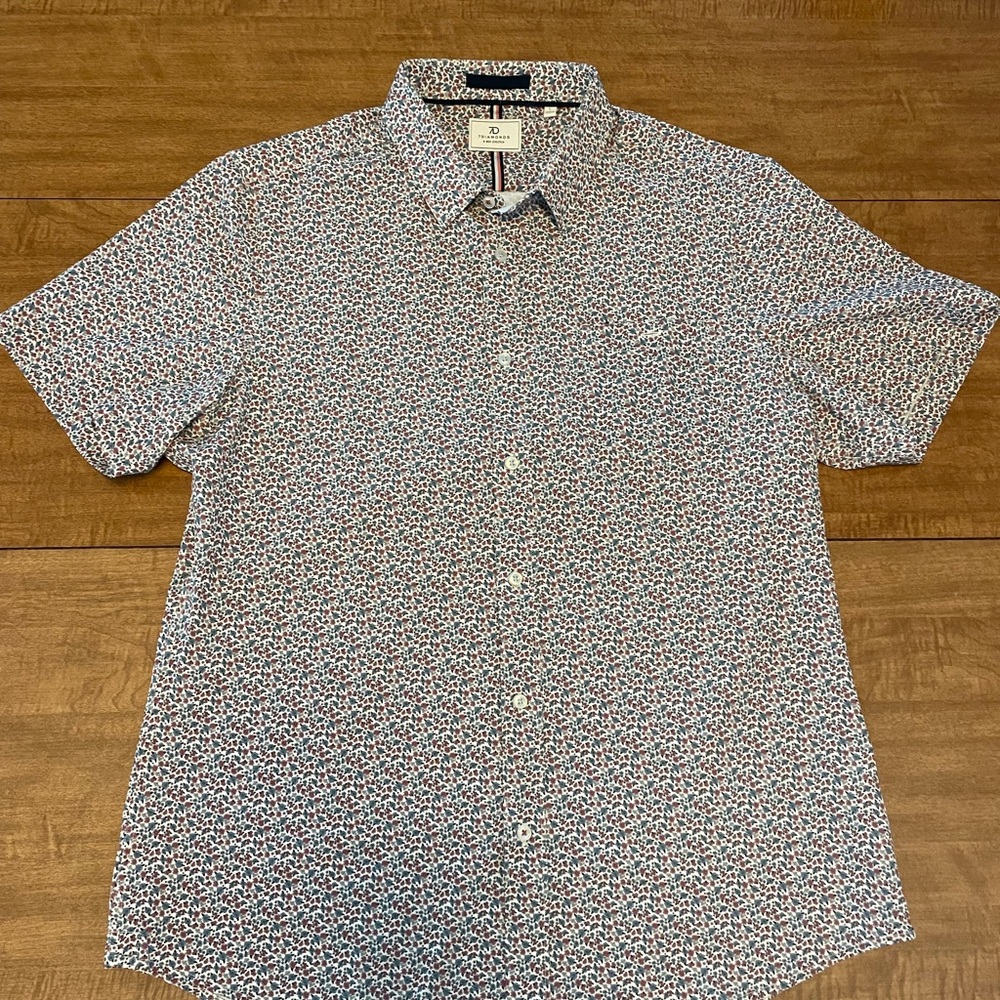 7 Diamonds 4 Way Stretch Men's Floral Patterned Shirt